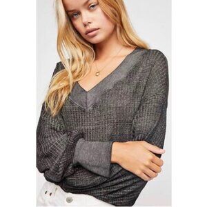 Free People We The Free South Side Thermal Top Size M